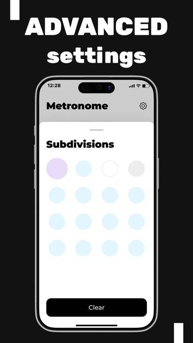 Pro Tuner Tempo Metronome Schermata dell'app
