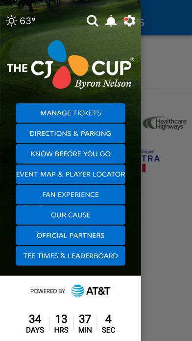 THE CJ CUP Byron Nelson App screenshot #2