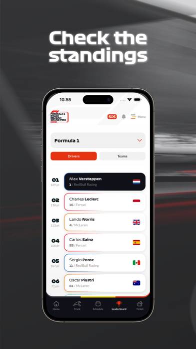 F1 Spa GP App screenshot #4