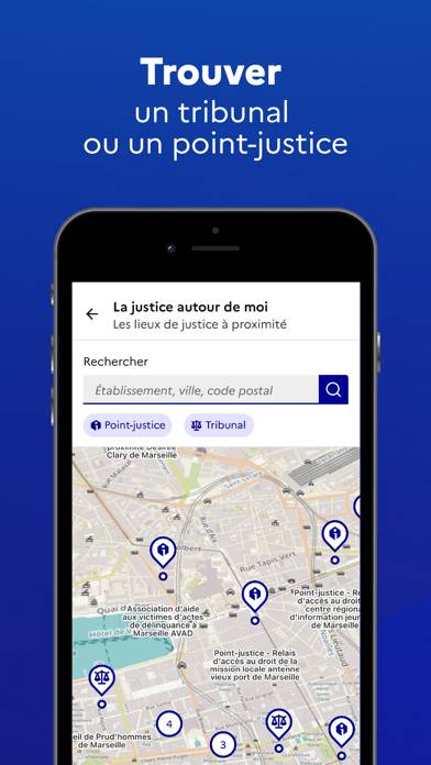 Justice.fr Capture d'écran de l'application #2