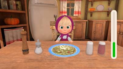 Masha and the Bear. Cooking 3D Schermata dell'app #2