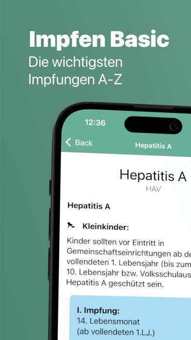 Impfen Basic App screenshot #1