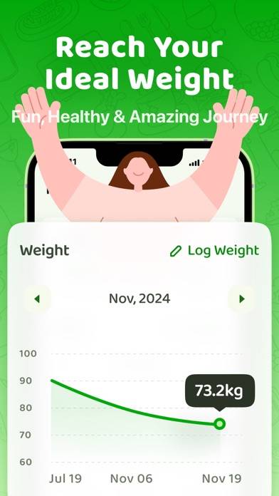 Calo: compte-calories Capture d'écran de l'application