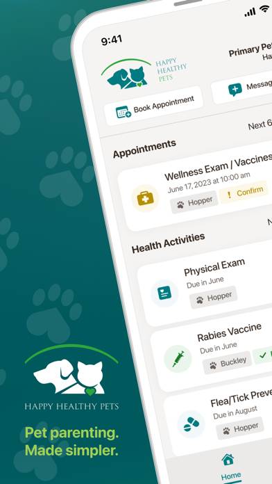 Happy Healthy Pets App screenshot