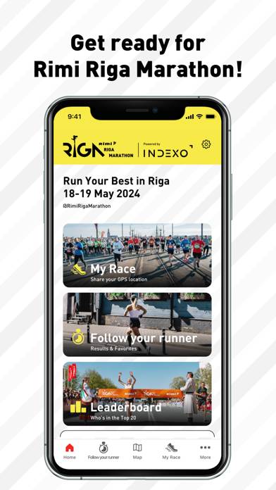 Rimi Riga Marathon Captura de pantalla de la aplicación #3