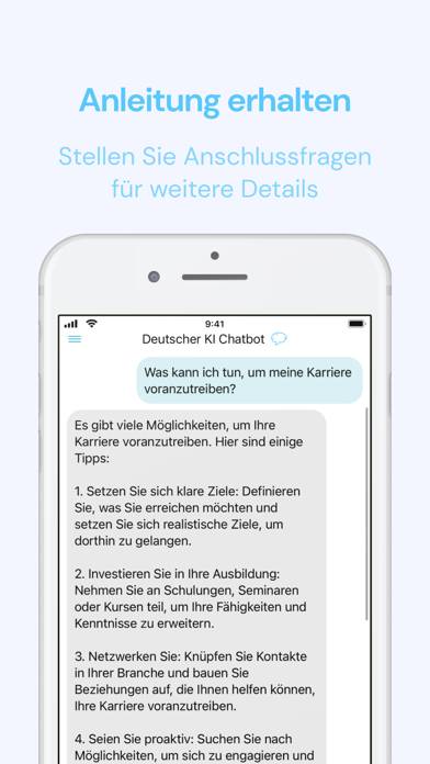 Deutscher KI Chatbot App-Screenshot #5