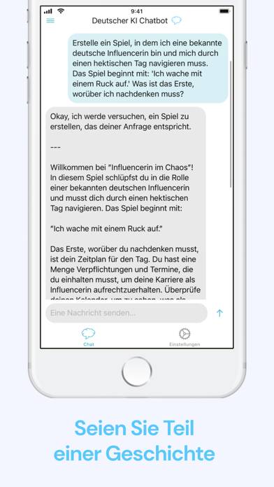 Deutscher KI Chatbot App-Screenshot #6