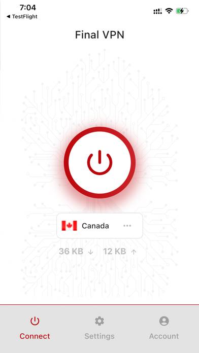 FinalVPN App screenshot