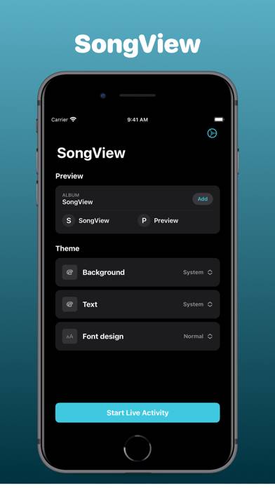 SongView App screenshot #2