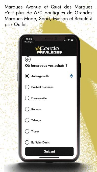 Cercle Privilèges screenshot