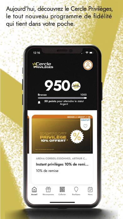 Cercle Privilèges App screenshot
