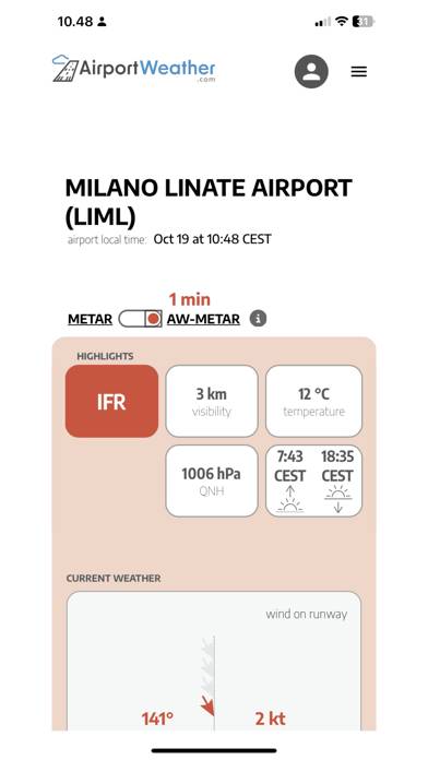 AirportWeather.com Schermata dell'app #4