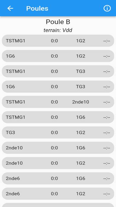 Fête du Volley VDD Capture d'écran de l'application
