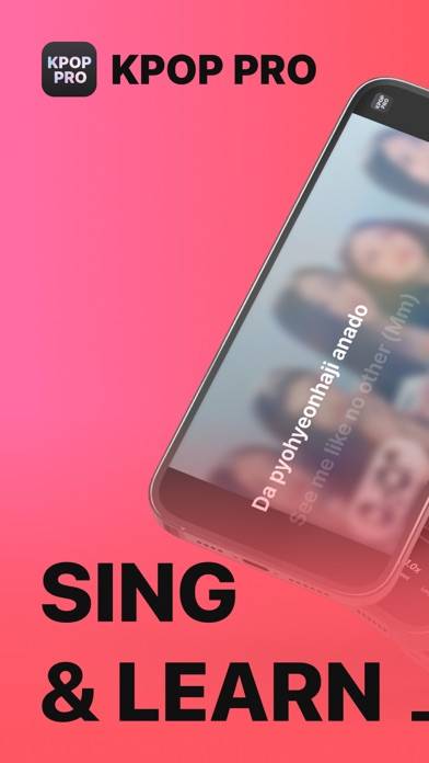 Kpop Lyrics & Karaoke App screenshot