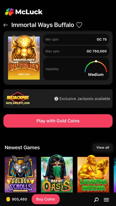 McLuck Casino: Jackpot Slots App screenshot #2