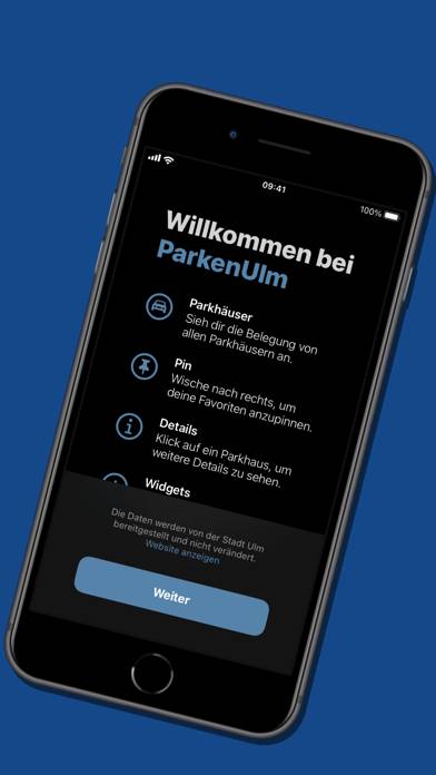 ParkenUlm App-Screenshot #1