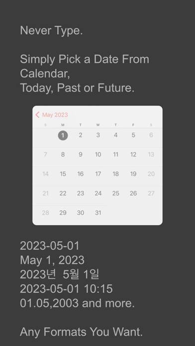 Date & Time Keyboard Pro Скриншот приложения #1