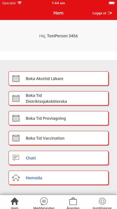 Hönö Vårdcentral App skärmdump