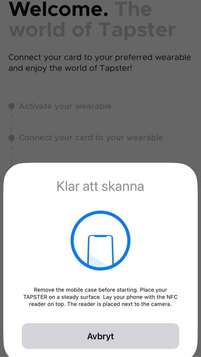 TAPSTER: Contactless wearables App screenshot #4