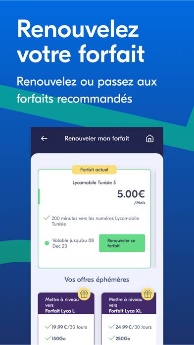 Lyca Mobile FR Capture d'écran de l'application
