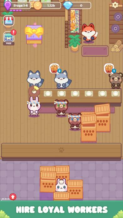 Cozy Cafe: Animal Restaurant App skärmdump #2