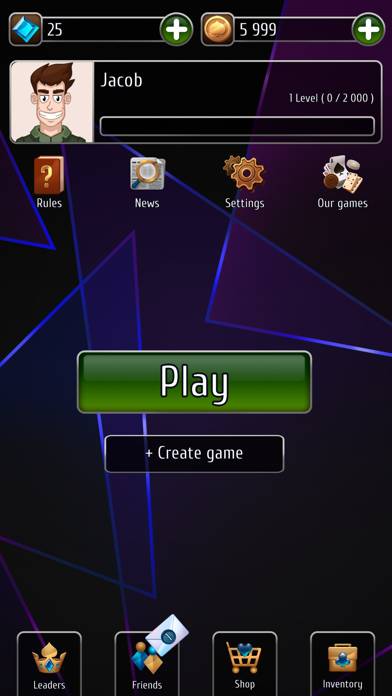 Bluff Online - Card game screenshot