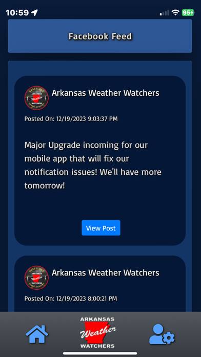 Arkansas Weather Watchers App screenshot #1