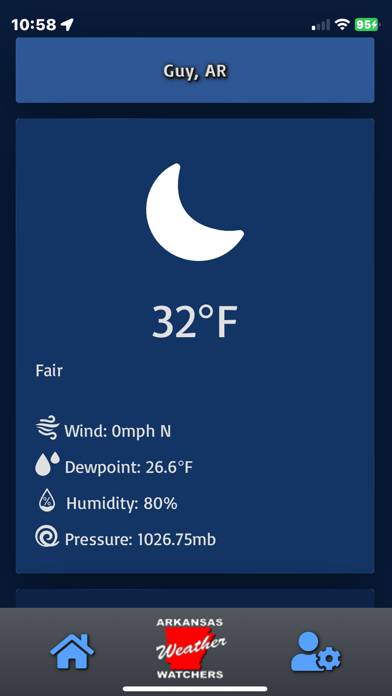 Arkansas Weather Watchers App screenshot