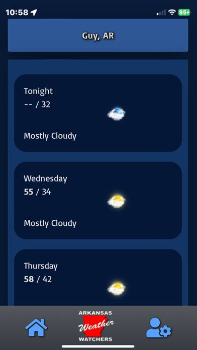 Arkansas Weather Watchers App screenshot