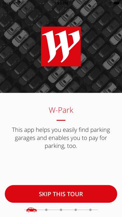 W-Park App skärmdump #2