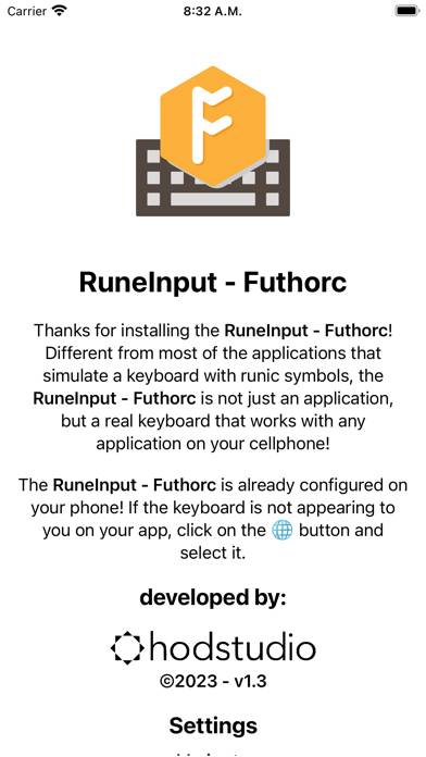 RuneInput Captura de pantalla de la aplicación #2