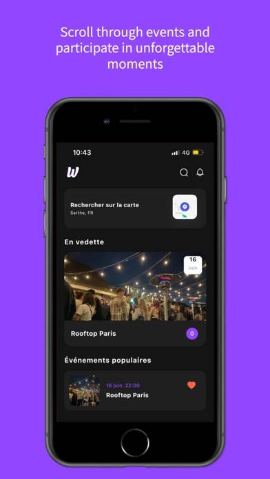 Wevening App screenshot #1