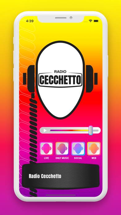 Radio Cecchetto immagine dello schermo