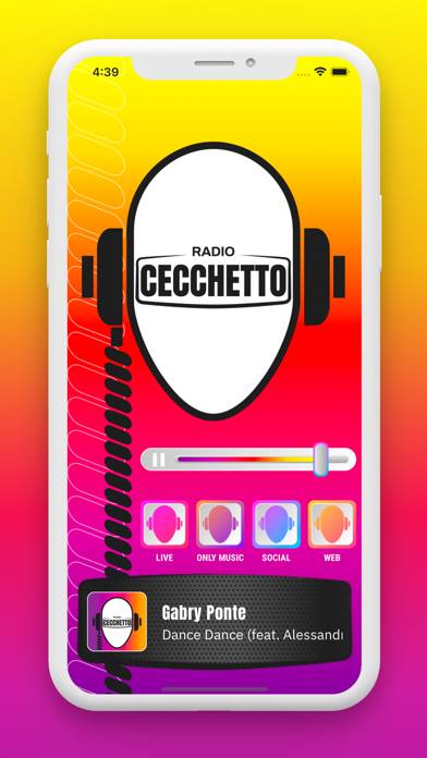 Radio Cecchetto Schermata dell'app