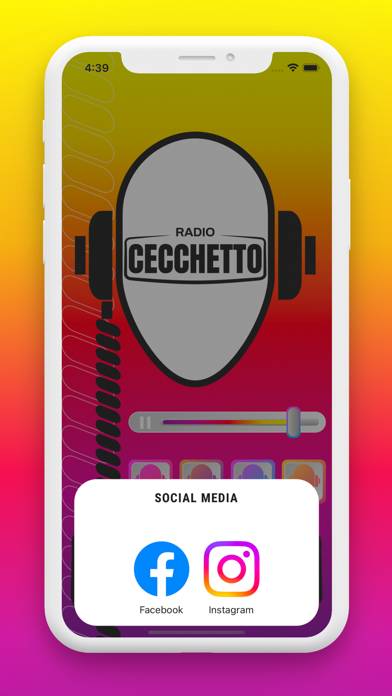 Radio Cecchetto Schermata dell'app