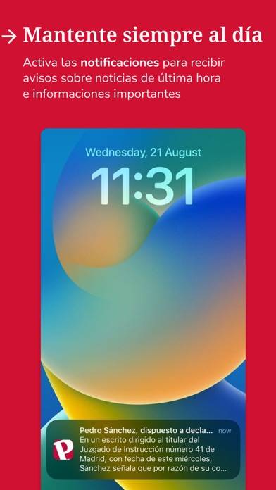 Público Captura de pantalla de la aplicación