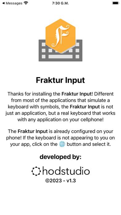 Fraktur Input App screenshot #4