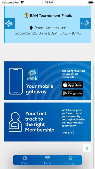 EAN Congress Schermata dell'app #2