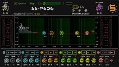 SS-PEQ6 6 Band Parametric EQ App screenshot #2