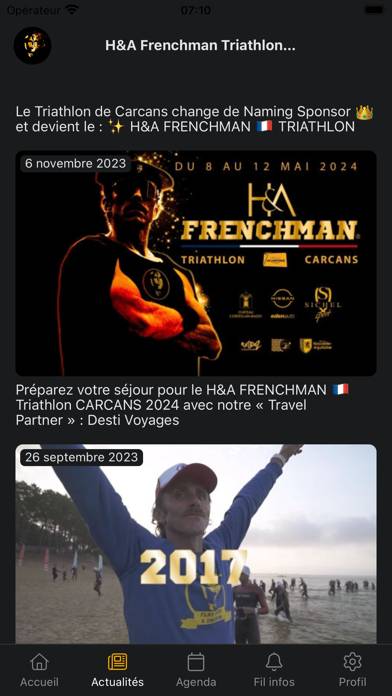 Frenchman Triathlon Capture d'écran de l'application #4