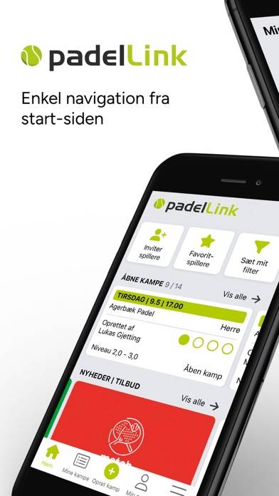PadelLink App skärmdump #1