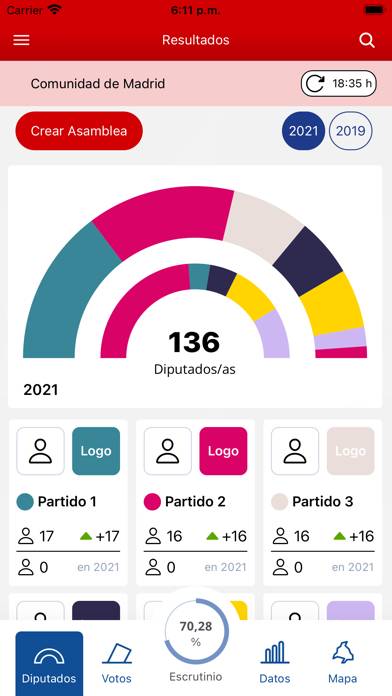 28M Elecciones Madrid 2023 Captura de pantalla de la aplicación #2