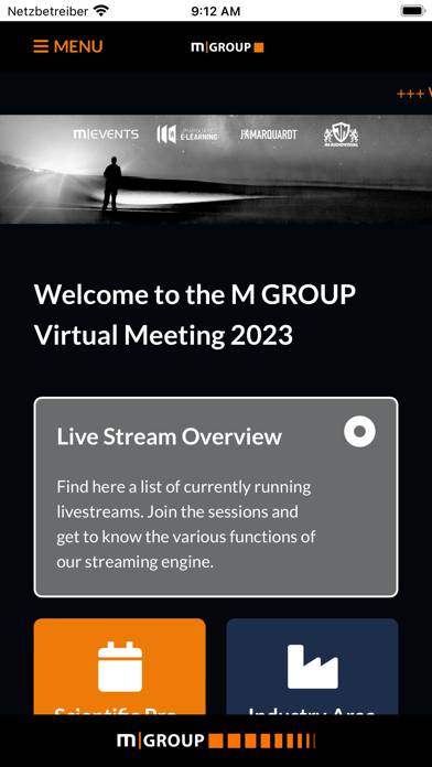 M-GROUP Virtual skärmdump