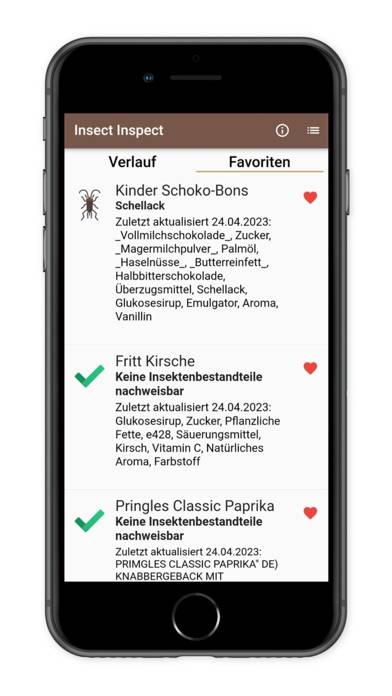 Insects in Food App-Screenshot #2