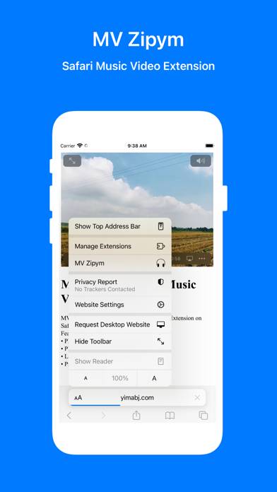 MV Zipym Music Video Extension