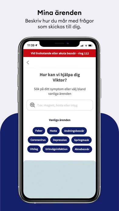 Min vård Norrbotten App skärmdump #3