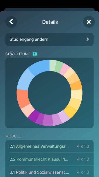 HSPV-Timetable App-Screenshot