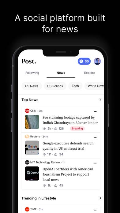 Post News App screenshot #1