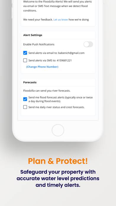 Floodzilla App screenshot