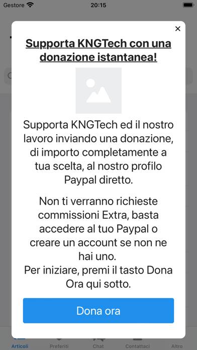 KNGWorld Schermata dell'app